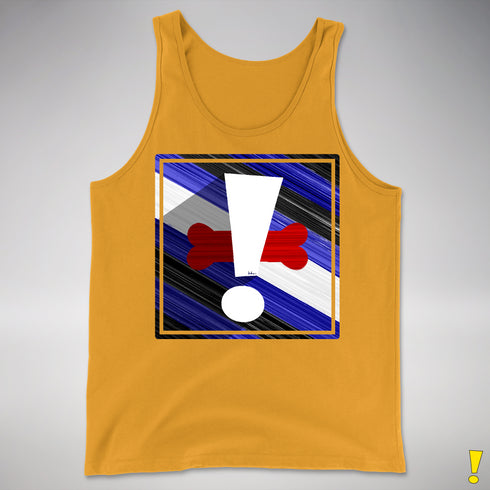 Puppy Pride Flag Exclamation Point Premium Tank Top